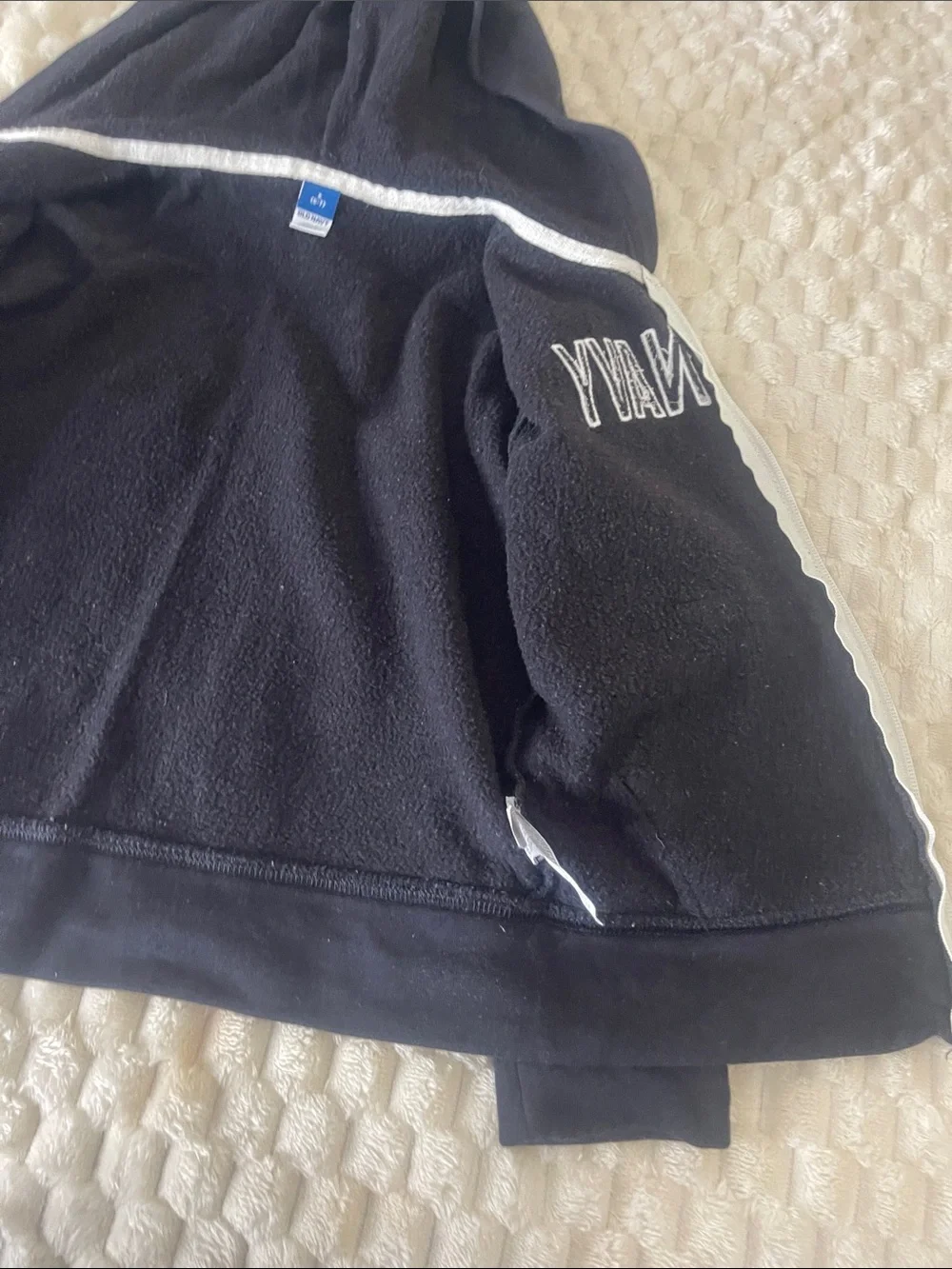 Old Navy Black Boy’s Full-Zip Hoodie with Logo